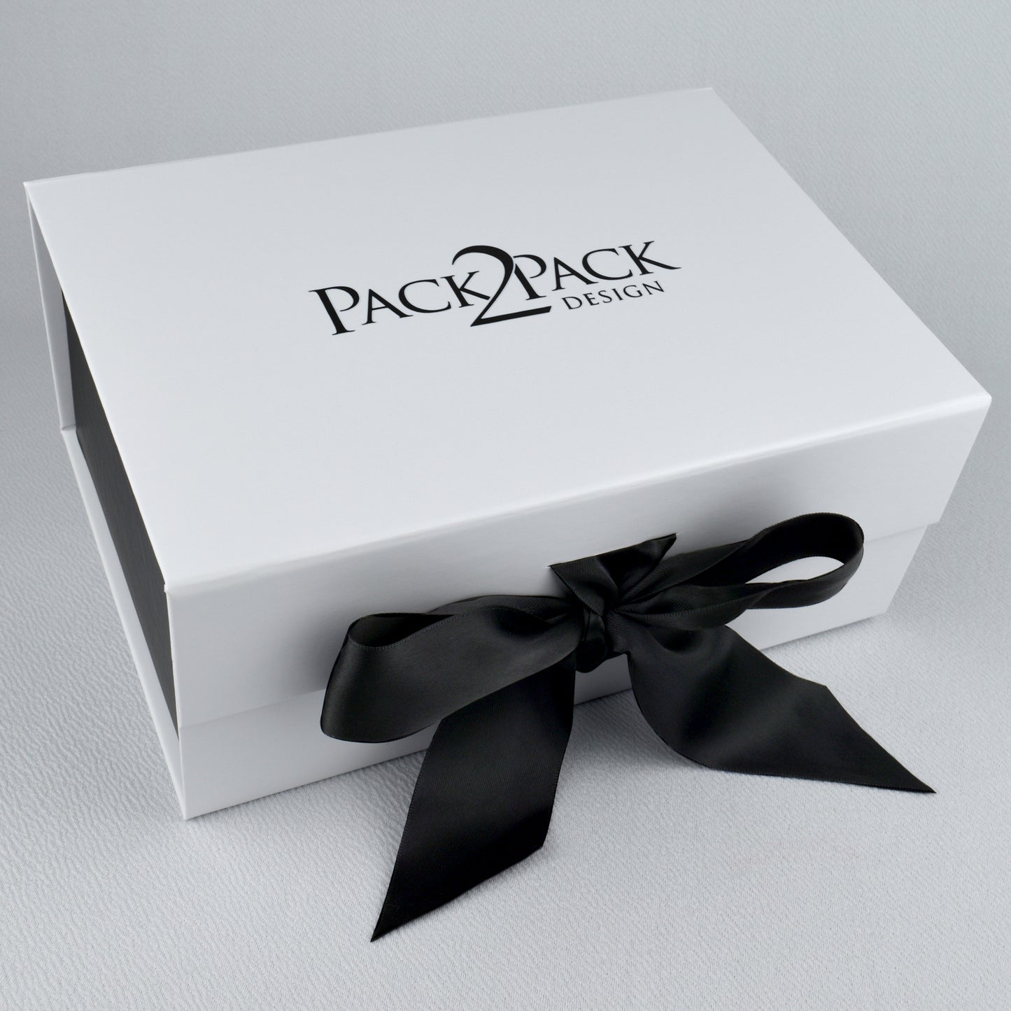 MEDIUM-LARGE Premium Gift Box with Satin Ribbon & Magnetic Closure (9.25" x 6.75" x 4")