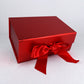 MEDIUM-LARGE Premium Gift Box with Satin Ribbon & Magnetic Closure (9.25" x 6.75" x 4")